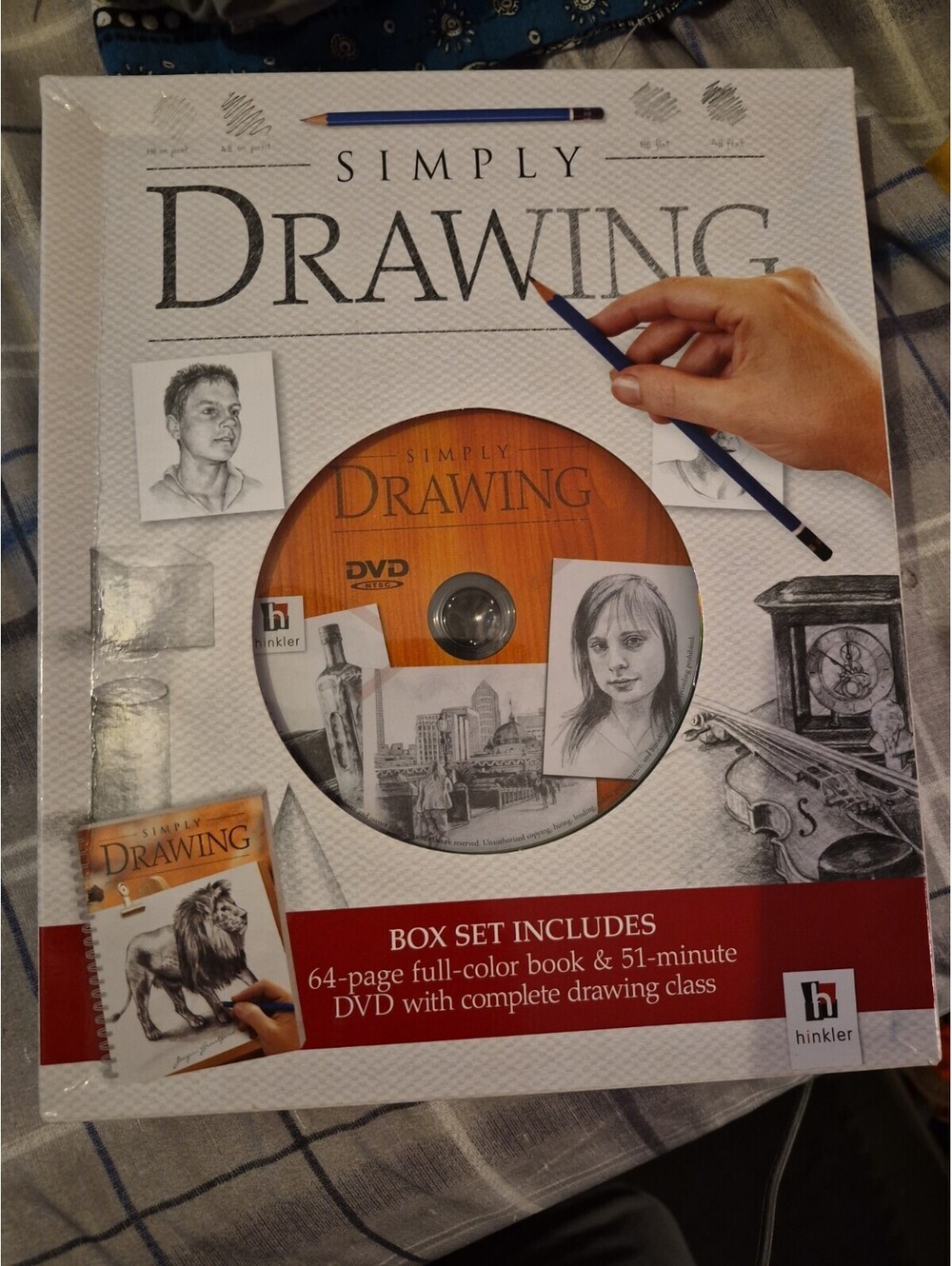 Simply Drawing Learning Teaching Instructional Box Set With Book DVD Kit NIB